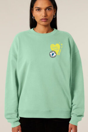 Sweat Unisexe Funky Tortue Green