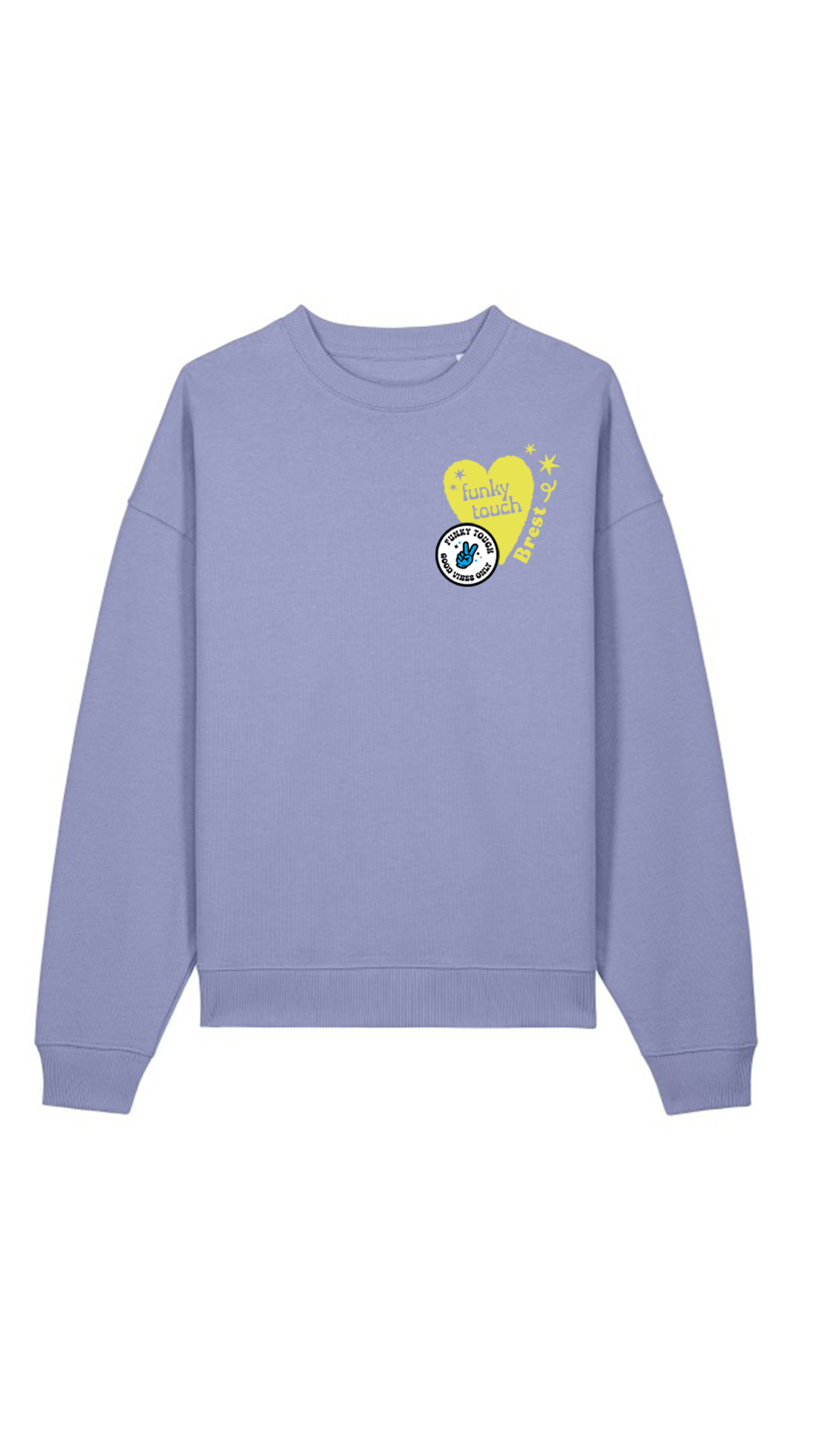 Sweat Unisexe Funky Tortue Violet – Image 5