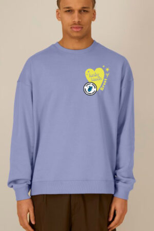 Sweat Unisexe Funky Tortue Violet